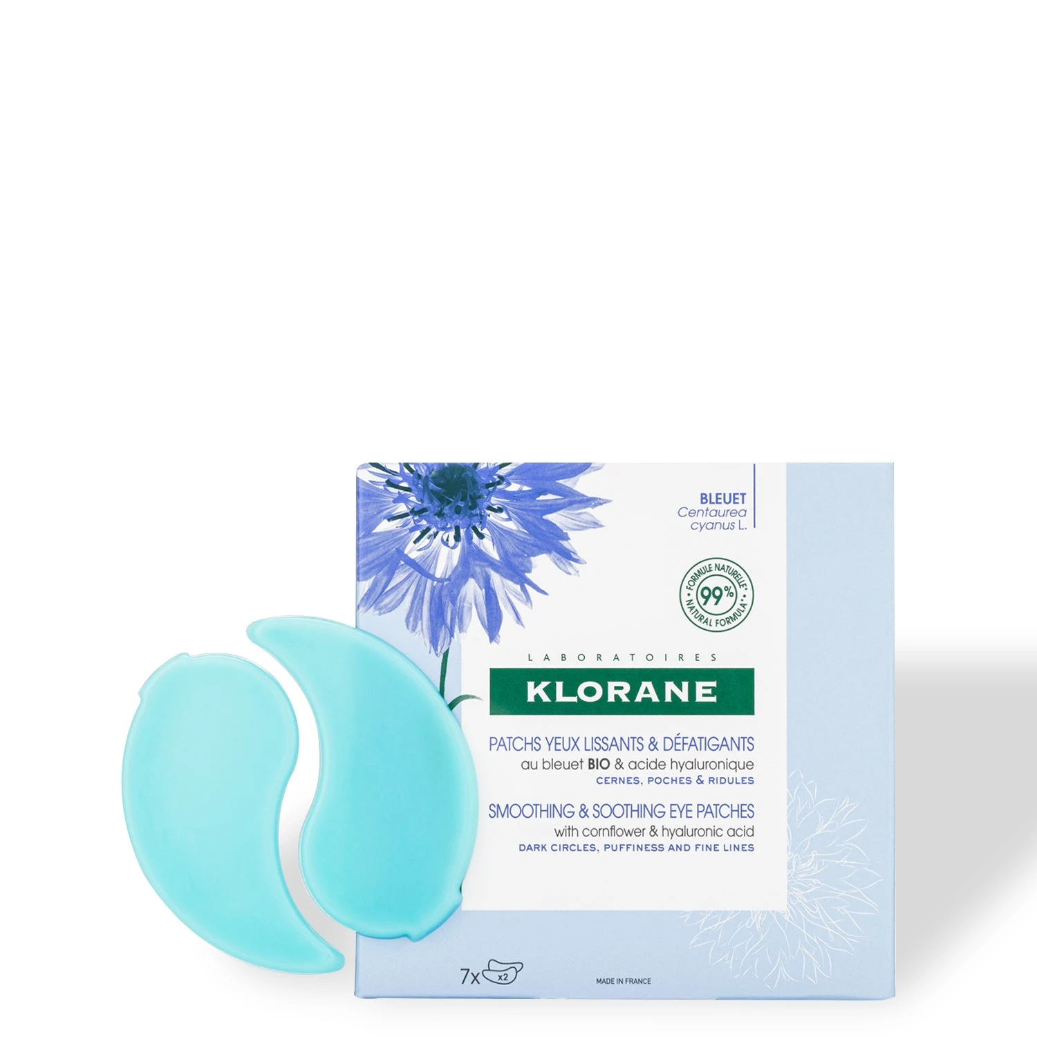Klorane Smoothing And Soothing Eye Patches With Cornflower 3 Klorane Smoothing And Soothing Eye Patches With Cornflower